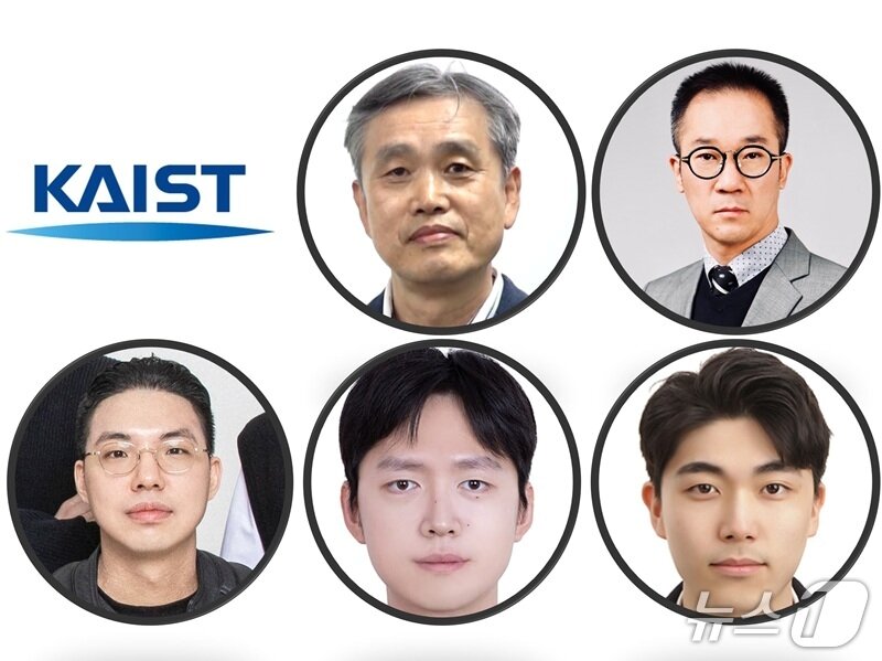 본문 이미지 - (왼쪽 위부터 시계방향으로) KAIST 기계공학과 김성진·이익진 교수, 황철현·이한솔 박사과정, 이영진 박사(KAIST 제공) /뉴스1