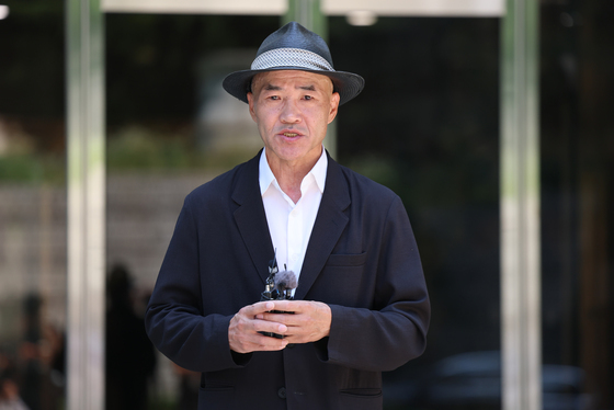 '서해 피격 은폐 의혹' 항소심 무죄 관련 입장 밝히는 이래진씨