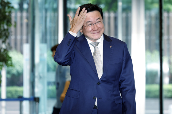 삼성 준법감시위원회 정례회의 참석하는 이찬희 위원장