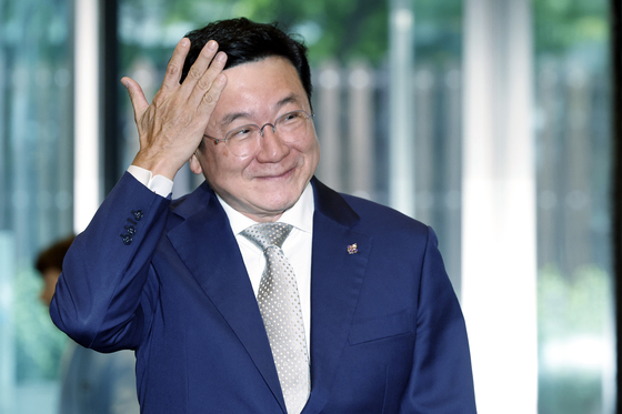 삼성 준법감시위원회 정례회의 참석하는 이찬희 위원장