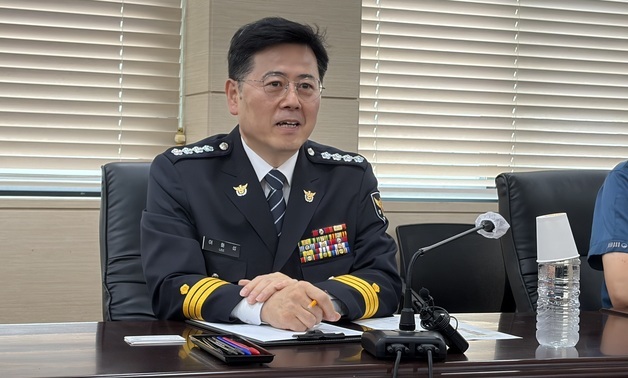 이화섭 서귀포경찰서장 "지역별 자율방범대, 적극 지원"