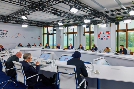 G7 정상회의 발언하는 이재명 대통령