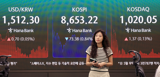 코스피, 하락 출발