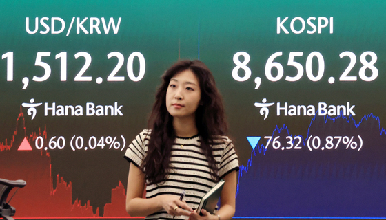 코스피, 하락 출발