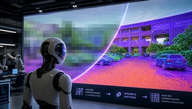 AI 시각 더 밝게…적은 메모리로 고해상도 업샘플링 기술 개발