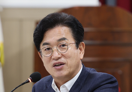노동자 질문에 답하는 허태정 대전시장 당선인
