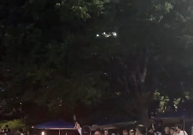 "사람 죽어가요"…올림픽공원 개표소 봉쇄시위 한밤중 자해 소동