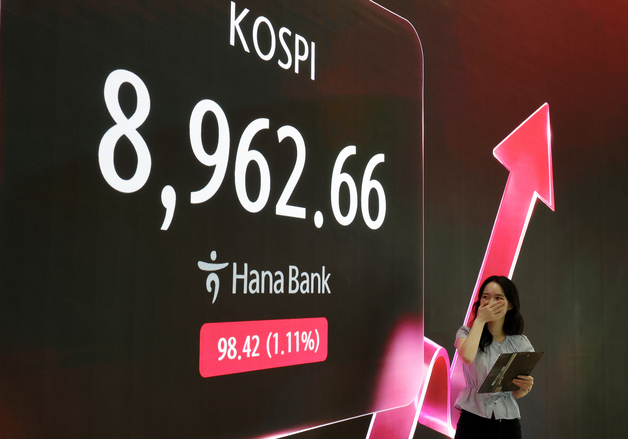 코스피 소폭 상승 출발해 8900선