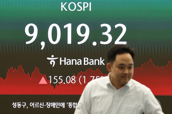 코스피 9000 돌파, 한국증시 새역사