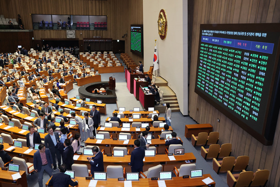 선관위 국정조사계획서 승인의 건 국회 본회의 통과