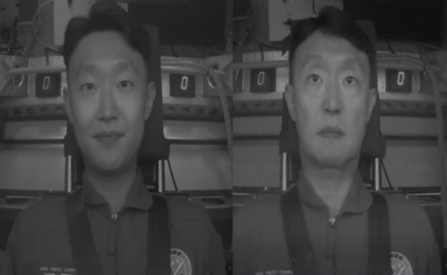 "큭, 흡" 숨 몰아쉬며 버틴 20초…중력 6배 견디는 공군 조종사들[르포]