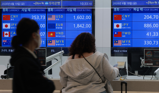 고공행진하는 원·달러 환율
