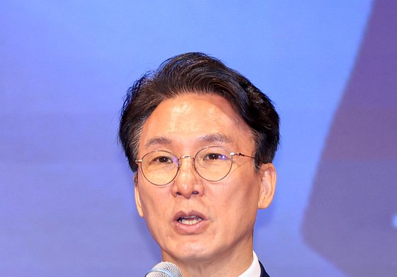 호국보훈의 달 정부포상식 축사하는 김민석 국무총리