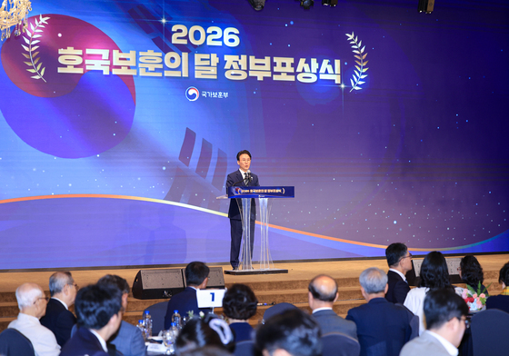 축사하는 김민석 국무총리