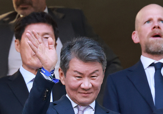 멕시코전 찾은 정몽규 대한축구협회장