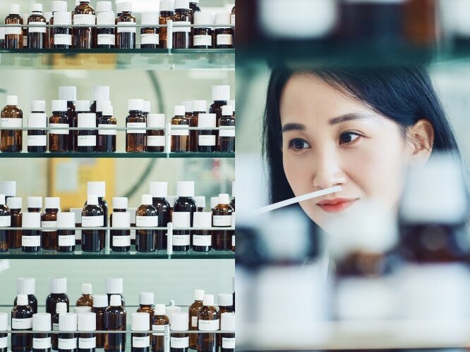 본문 이미지 - 코스맥스 향료 연구개발 모습(코스맥스 제공)