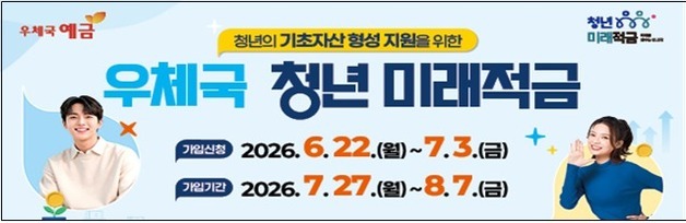 우체국도 '청년미래적금' 판다…최고 연 8% 금리