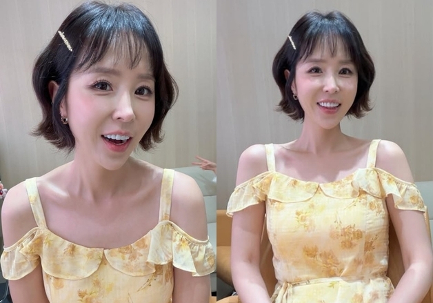 신지, 직각어깨에 쇄골 움푹…결혼 후 '뼈말라' 근황 [N샷]