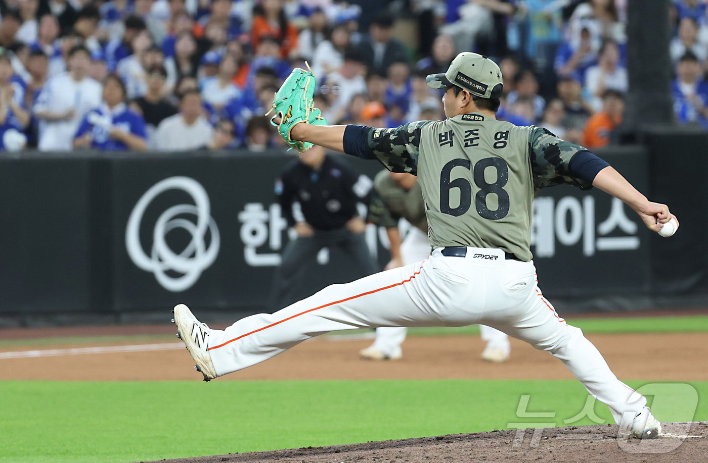 (대전=뉴스1) 김기남 기자 = 19일 대전 한화생명볼파크에서 열린 2026 신한 SOL KBO리그 삼성 라이온즈와 한화 이글스의 경기에서 한화 박준영이 선발 투구하고 있다. 20 …