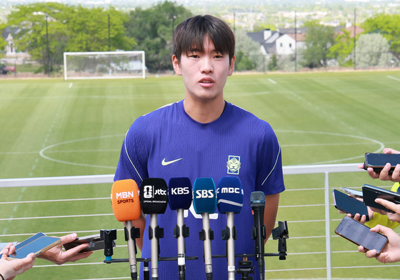 대표팀 합류 소감 밝히는 조위제