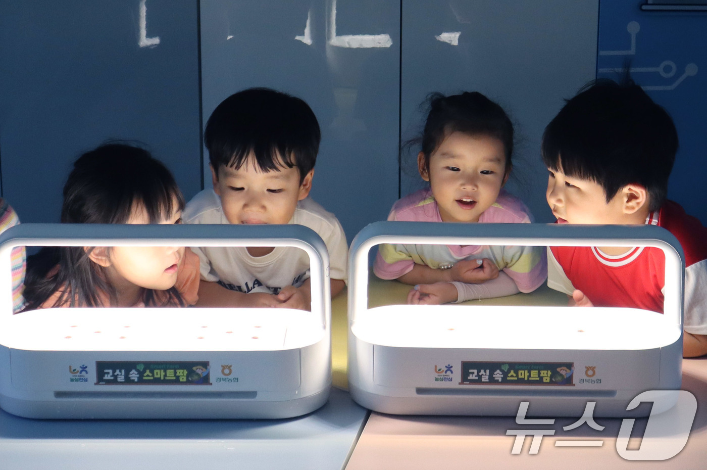 (서울=뉴스1) = LG전자는 농협중앙회 경북본부와 함께 경북 지역 초등학생들에게 디지털 기술과 농업이 결합된 자연 교육 기회를 제공하기 위해 '그린 버튼(Green Button) …