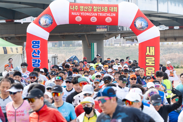 인간 한계에 도전…7일 '나주 영산강 철인3종대회'