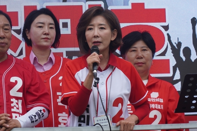 나경원 "민주당이 세종 해체하려 해…최민호 선택이 세종 살리는 길"