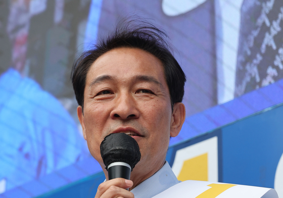 지지호소하는 우상호 후보