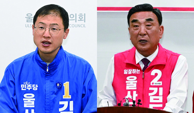 투표 독려하는 김상욱·김두겸
