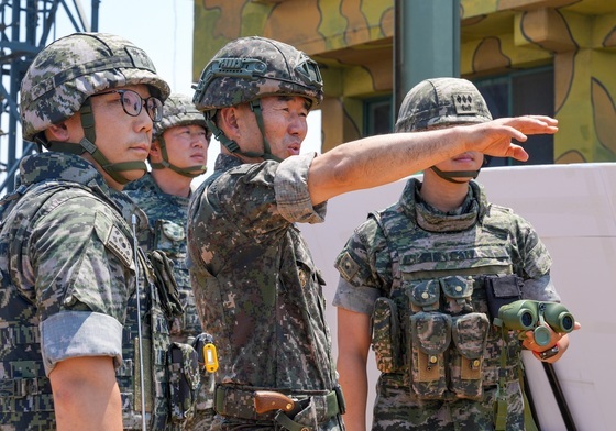 합참의장, 해병2사단·수도군단 해·강안 경계작전태세 점검