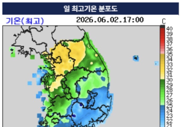 강한 일사·남동풍에 35도 '육박'…서울 한낮 기온 33.5도까지 '쑥'