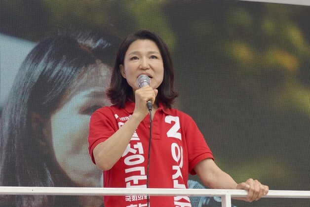 이진숙 후보, 피날레 유세 총력
