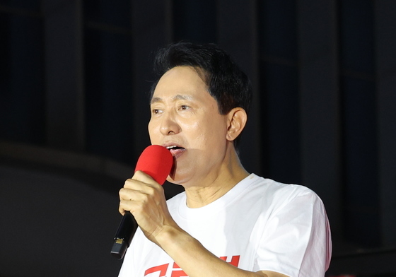 지지 호소하는 오세훈 후보