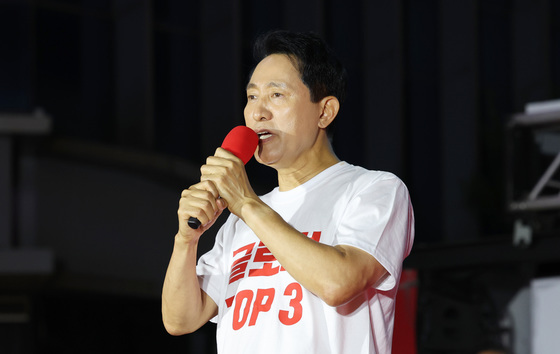 오세훈, 절박한 막판 유세