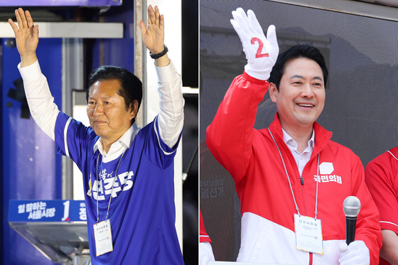 정청래 "李에 힘 싣고 내란 청산"…장동혁 "李 오만함 심판해야"(종합)