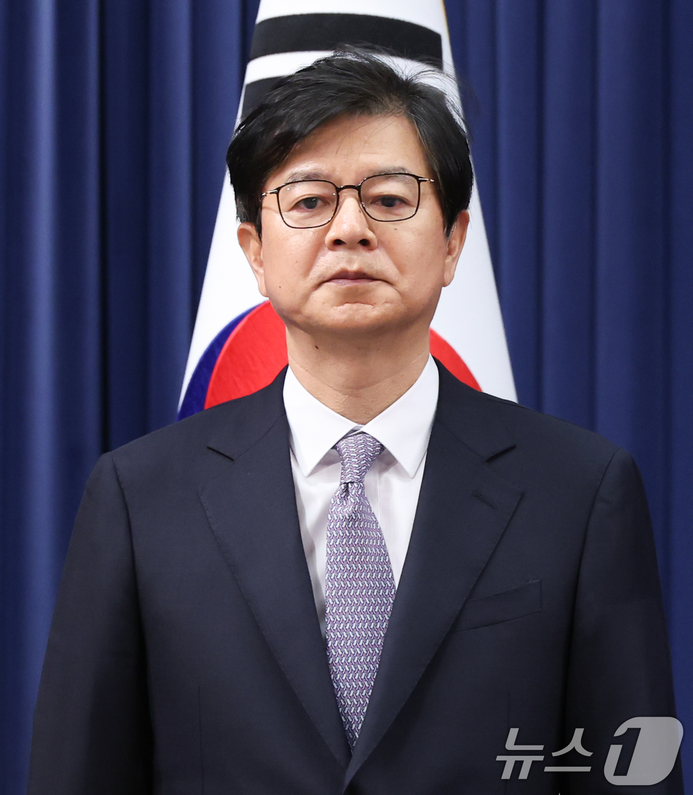 (서울=뉴스1) 허경 기자 = 이재명 대통령은 21일 홍보소통수석비서관에 성기홍 전 연합뉴스 대표이사를 임명했다. 사진은 이날 인선 발표 브리핑에서 참석한 성기홍 홍보소통수석비서관 …