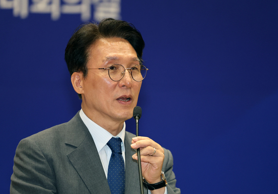 축사하는 김민석 국무총리