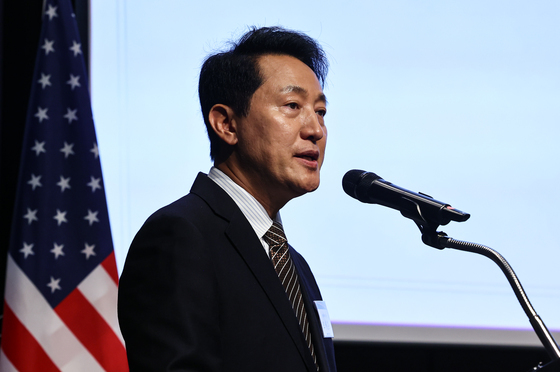 오세훈 서울시장, 한미우호 평화 컨퍼런스 축사