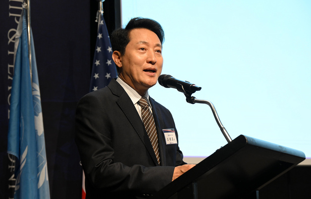 [동정] 오세훈 시장, 한미우호 평화 컨퍼런스 참석