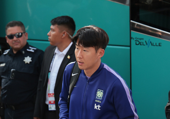 몬테레이 도착한 손흥민