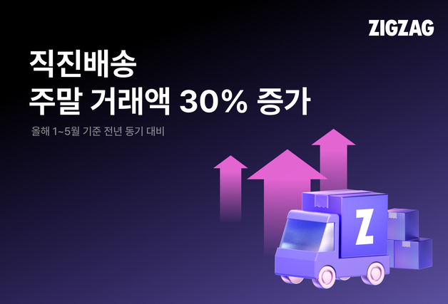 지그재그, 직진배송 주말 거래액 30% 증가