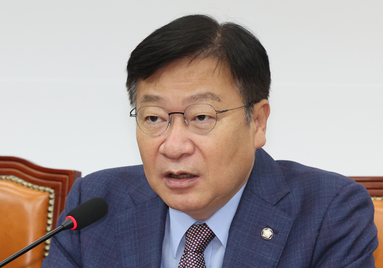 정점식 원내대표, 최고위 모두발언