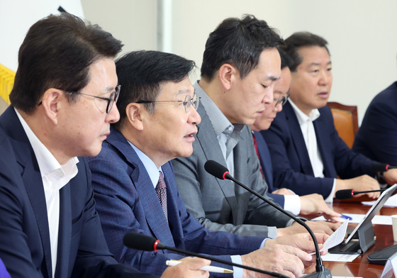 정점식 "김용범·정동영·안규백 경질하라…날쌘 野로 쇄신할 것"