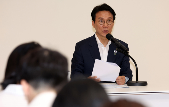 발언하는 김민석 총리