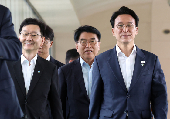 김민석 총리 기자간담회 참석