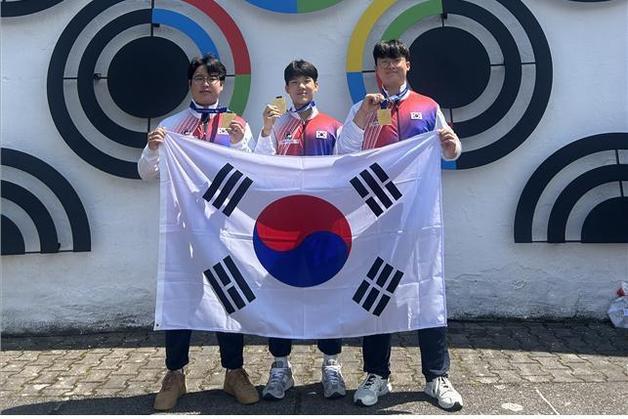 한국 사격, 주니어세계선수권 25m 권총 남자 단체전 우승
