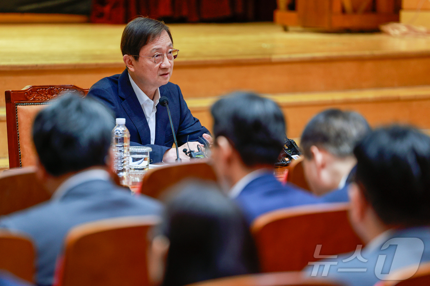 (서울=뉴스1) 안은나 기자 = 이찬진 금융감독원장이 22일 서울 여의도 금감원에서 열린 기자간담회에 참석해 모두 발언을 하고 있다. 2026.6.22/뉴스1