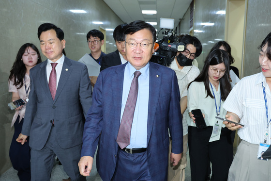 원내대표 회동 마친 정점식