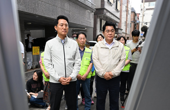 풍수해 대비 브리핑 듣는 오세훈 시장
