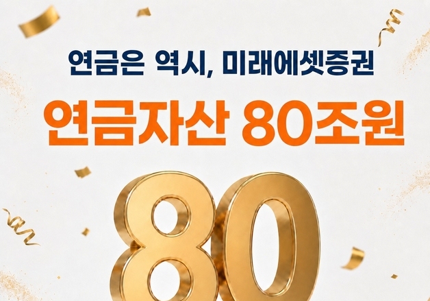미래에셋증권 연금자산 80조 돌파…국내 증권업계 최초